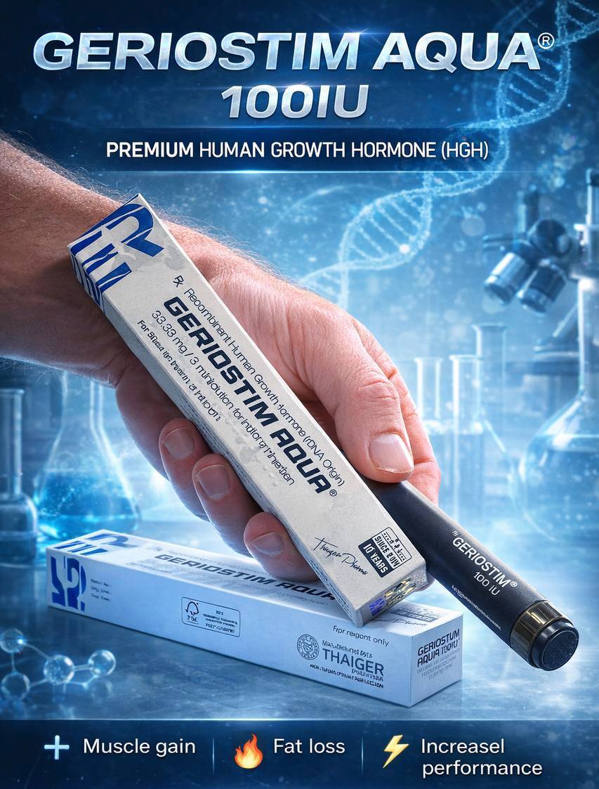 Information about Geriostim Aqua GH 100IU in Россия HGH Pen
