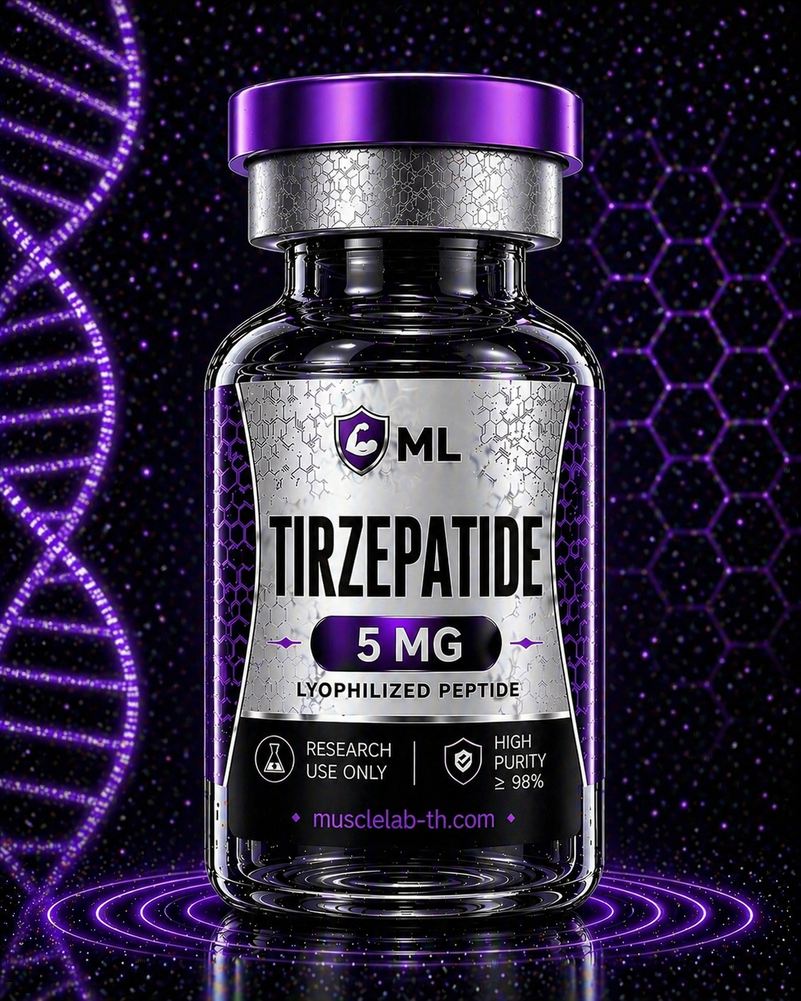 Tirzepatide 5mg Россия peptide price